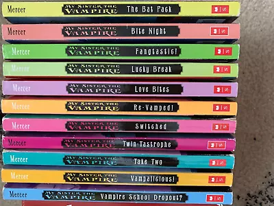 My Sister The Vampire 11-book Lot Mercer • $43.98