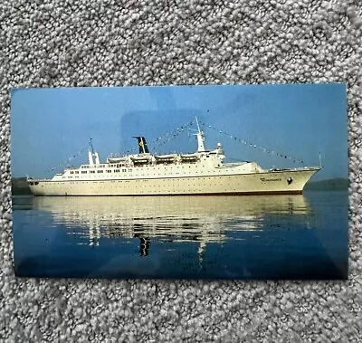 Cruise Ship Postcard: Tss World Renaissance EPIROTIKI Lines Unused • $1.99