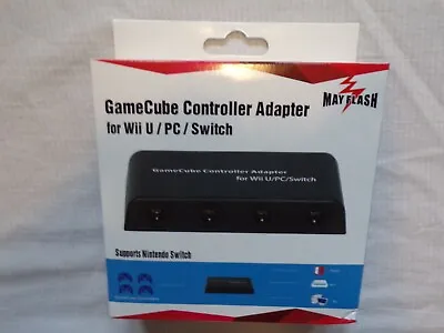 MAYFLASH GameCube Controller Adapter For Wii U And PC USB 4 Port Smash Brothers • $24.99