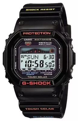 CASIO G-SHOCK G-LIDE GWX-5600-1JF Tough Solar Radio Watch Tide Graph Japan • £145.14