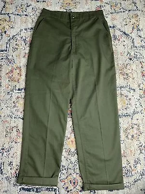 Vintage OG 507 Military Trousers Pants Size 32x31 Green  • $49.10