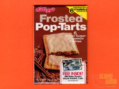 Vintage Pop Tarts Frosted Brown Sugar Cinnamon Box Art 2x3  Fridge Magnet  • $3.75