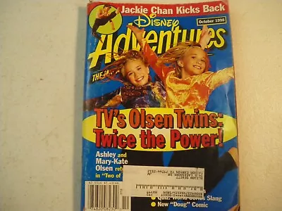 Disney Adventures Oct 1998 TV’s Olsen Twins Magazine • $10