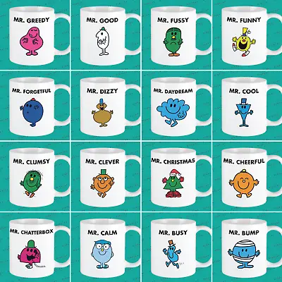 £6.20 • Buy MR MEN Man Character Mug Funny Novelty Coffee Cup Birthday Present Office Gift