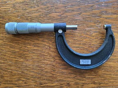 Vintage Lufkin Rule No. 1942 1-2  Outside Micrometer Machinist Tool USA • $25