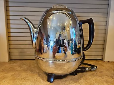 Vintage General Electric Pot Belly Auto 9 Cup Percolator 33P30 Works • $54.95
