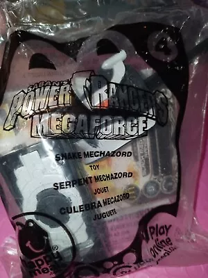 Power Rangers Megaforce Mcdonalds ToySnake Mechazord Black Ranger Number 4 • $5