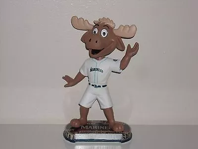 MOOSE Seattle Mariners Mascot Bobble Head 2017 Headlines Edition Base MLB* New* • $29.95