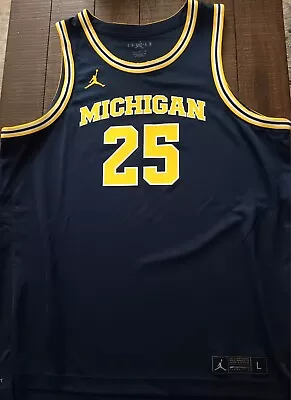Nike Air Jordan Michigan Wolverines Basketball Jersey Size Large • $23