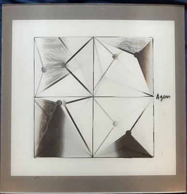 $760 • Buy Yaacov Agam Agamograph Signed And Numbered Black And White! 