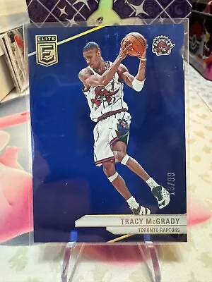 2023-24 Donruss Elite #20 Tracy McGrady Toronto Raptors RARE BLUE FOIL 81/99 • $10.99