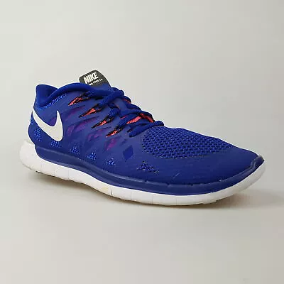 Men's NIKE 'Free 5.0' Sz 9 US | 42.5 EU Runners Shoes Blue | 3+ Extra 10% Off • $52.49