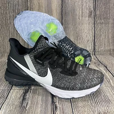 Nike Air Zoom Infinity Tour Flyknit Golf Black/White/Grey Mens 9.5 CZ8300-001 • $69.99