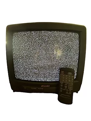 Vintage Sansui TVM1315 13  CRT TV Retro Gaming TV W/remote TESTED 📺 • $65