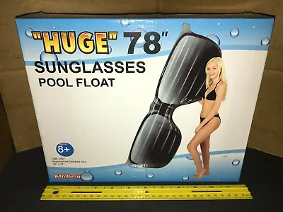 $29.53 • Buy SUNGLASSES - Giant Inflatable Pool Float / Home Decor - Kangaroo - 6 1/2ft. Long
