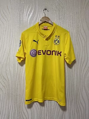 BORUSSIA DORTMUND 2014 2015 HOME SHIRT JERSEY PUMA 745889 Sz M #7 KAGAWA • $119.99