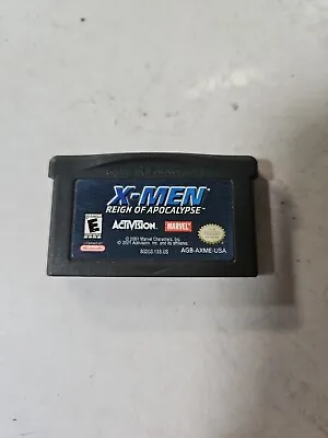 X-Men Reign Of Apocalypse Nintendo Game Boy Advance Used Cartridge Only Marvel • $20