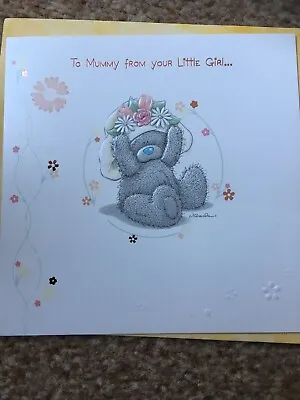 £0.99 • Buy Me To You Tatty Teddy Mummy From Little Girl Mothers Day Card 99p