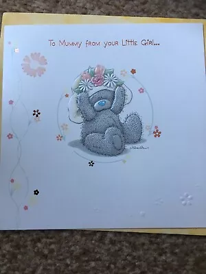 £0.99 • Buy Me To You Tatty Teddy Mummy From Little Girl Mothers Day Card 99p