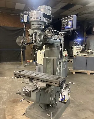 Reconditioned Bridgeport Step Pulley Milling Machine With Digital Readout • $5900