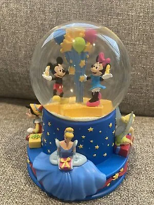 HALLMARK Walt Disney Musical 100th Birthday Water Globe Limited Edition W/Box • $14.99