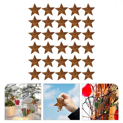  30Pcs Christmas Rustic Metal Star Small Metal Barn Star Country Rusty Barn Star • $9.97