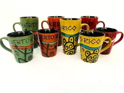 Puerto Rico Ceramic Coqui Taino Coffee Mugs Cups 12oz Or 16oz Fine Souvenirs  • $9.99