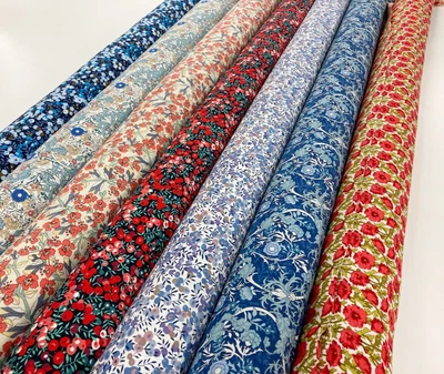 £5.10 • Buy Floral Cotton Poplin Fabric Premium Light Dressmaking Craft Material 140cm Wide