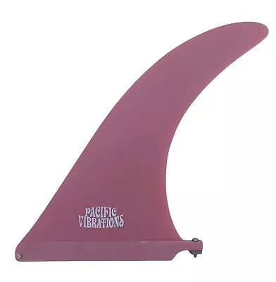 Longboard 9” Pacific Vibrations FIN SURFBOARD 4A Template 9.0” Pink Fiberglass • $66.99