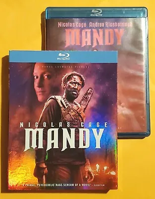 Mandy (Blu-Ray 2018) W/ OOP Slipcover Nicolas Cage Cult Horror Panos Cosmatos • $14.99