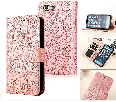 $6.95 • Buy Oppo A59 F1s Embossed Pu Leather Wallet Case Floral