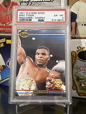 1991 Ringlords SAMPLE-Mike Tyson EX-MT 6 • $125