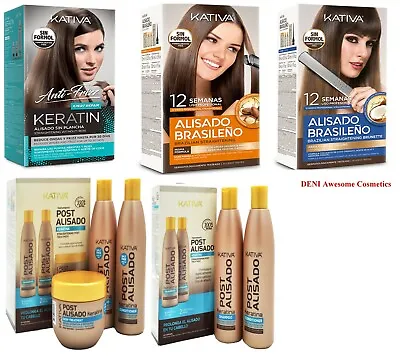 KATIVA Brazilian Straightening Keratin / Xpress / POST Treatment KIT • £15.99