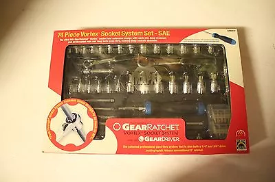 Gear Ratchet 148pc Vortex Socket System Set SAE&Metric Combo (GR80074&GR80174) • $145.99