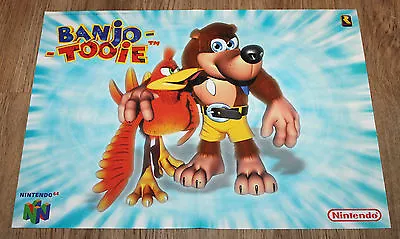 £41.94 • Buy Banjo Tooie Nintendo & Pokemon Very Rare Small Poster 30x42cm