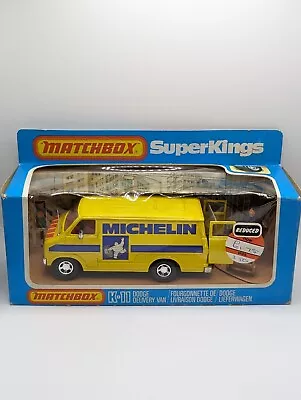 MATCHBOX Lesney SpeedKings K11 Dodge Michelin Van 1981 Very Near MIB Vintage Toy • $25.26