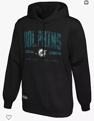 Miami Dolphins NFL Team Pullover Hoodie Men’s Size Large-NWT • $49.99