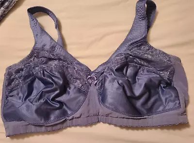 NWOT Glamorise Magic-Lift Bra 44DD Lavender Color Unlined Back Closer Wireless • $10