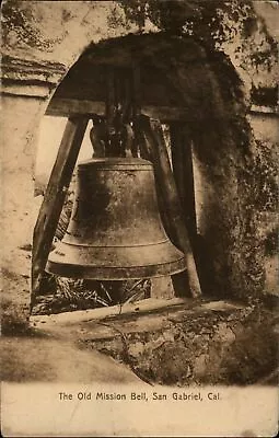 Mission Bell San Gabriel California ~ 1907 UDB Vintage Postcard • $1.99