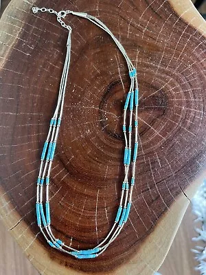 Carolyn Pollac QT 925 Sterling Silver Turquoise Necklace • $109