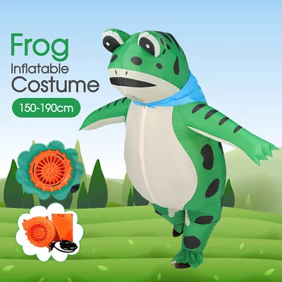 150-190cm Adult Inflatable Frog Costume- Party Dress Up Halloween Anime Cosplay • $40.79