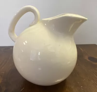 Vintage White Fiesta  80oz Ball Jug / Service Water Pitcher • $46