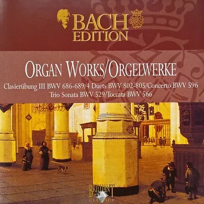 Bach Organ Works BWV 686-9 802-5 596 Etc Bach Edition CD 155 (CD 8 Of A Set) • £1.80