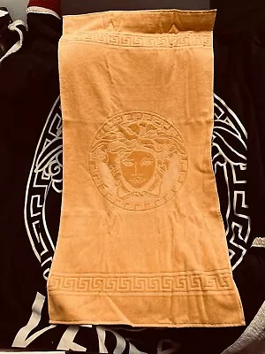 VERSACE TOWEL MEDUSA GREEK KEY  With Versace TAGS AUTHENTIC ORIGINAL NEW No Box • $149