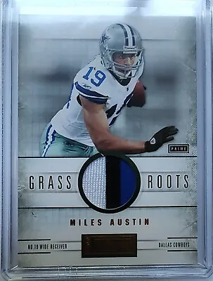 Miles Austin ~ Game Used #/ltr Patch~ 17/25~ Grass Roots ~2012 Playbook ~cowboys • $12.89