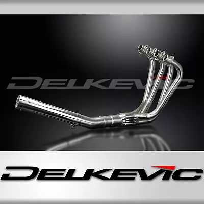 Honda CB750C 1980-1982 Complete Delkevic Exhaust 4-1 Stainless Straight Muffler • $325.95