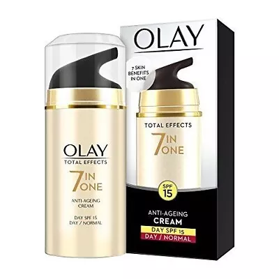 Olay Total Effects 7 In 1 Anti-Aging Day / Normal Cream SPF 15 - 50 Gram • $27.69