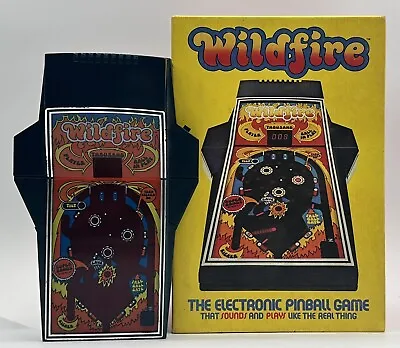 Vintage 1979 Parker Brothers Wildfire Pinball Machine Handheld Video Game Works • $89.95