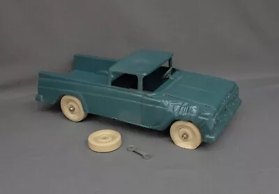 1960s Marx Big Bruiser Highway Plastic Crashed Pickup Truck W/WrenchSpare Tire • $25