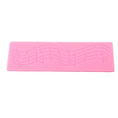 Multi Music Note Lace Silicone Mold Mould Fondant Mat Cake Decorating AOS • $7.46